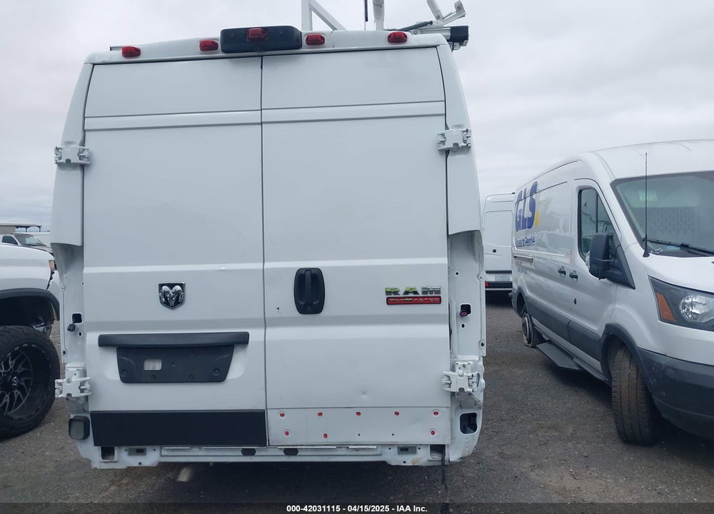 2022 RAM PROMASTER 3500 CARGO VAN HIGH ROOF 159 WB EXT VIN: 3C6MRVJGXNE138215