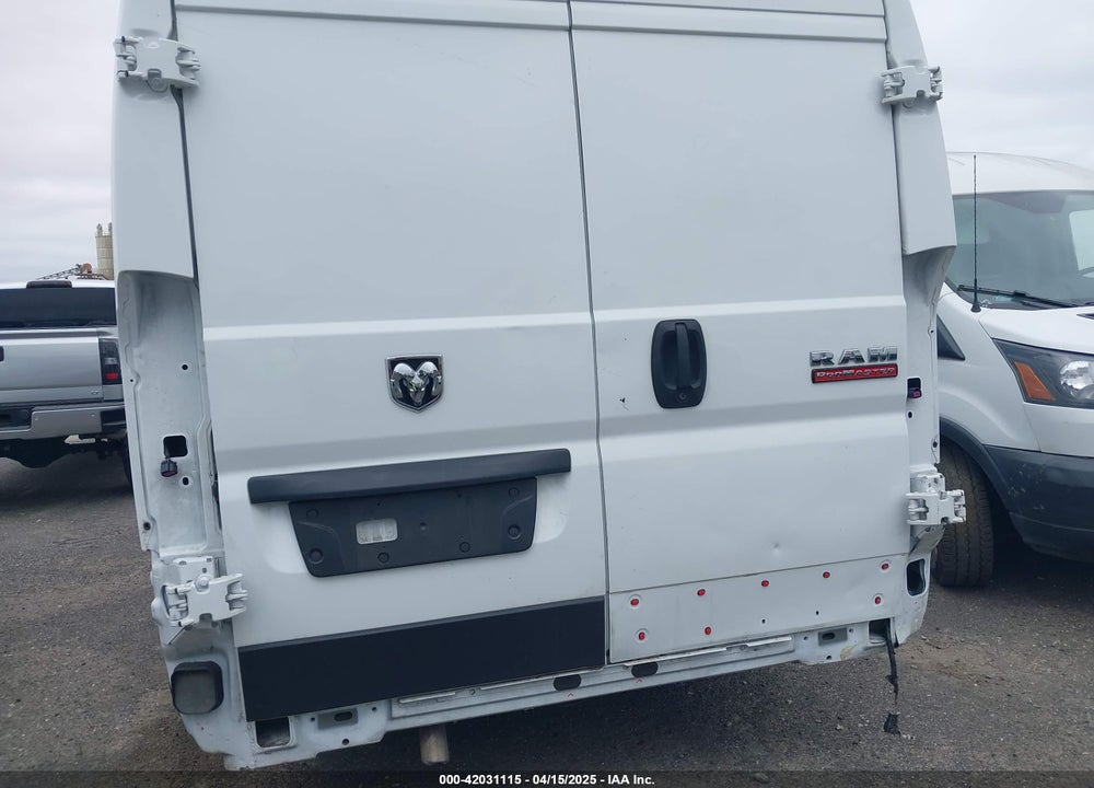 2022 RAM PROMASTER 3500 CARGO VAN HIGH ROOF 159 WB EXT VIN: 3C6MRVJGXNE138215