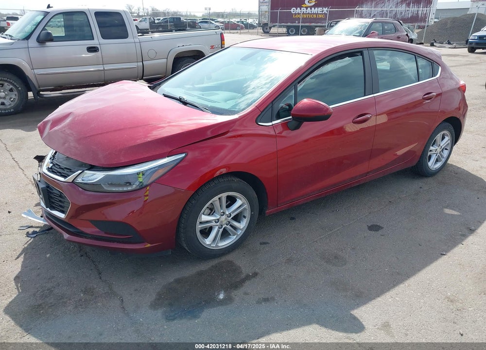 2017 CHEVROLET CRUZE LT AUTO VIN: 3G1BE6SM8HS593794