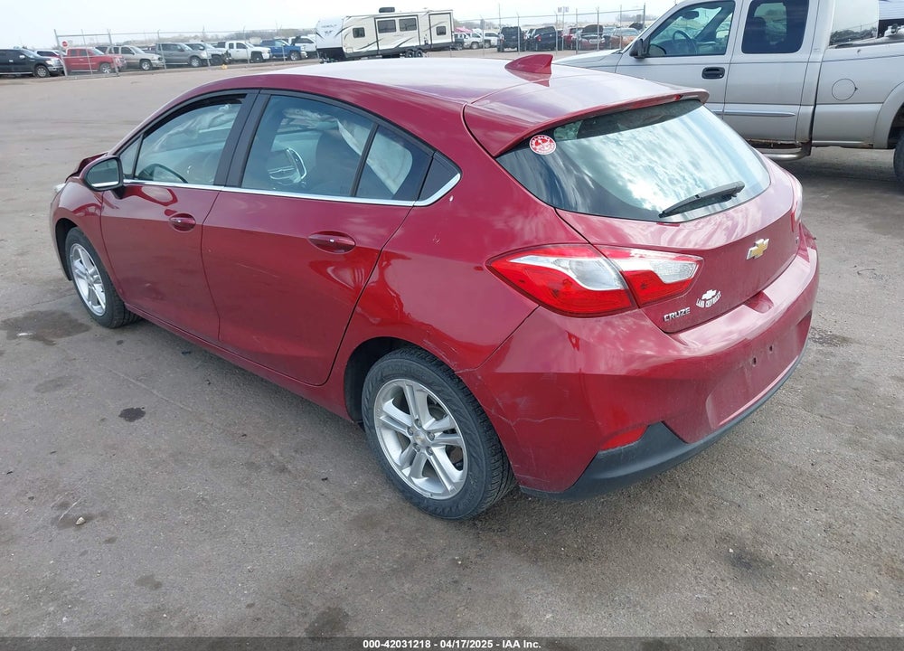 2017 CHEVROLET CRUZE LT AUTO VIN: 3G1BE6SM8HS593794