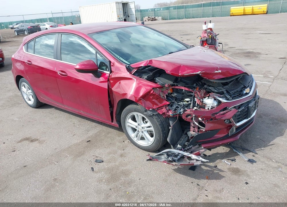 2017 CHEVROLET CRUZE LT AUTO VIN: 3G1BE6SM8HS593794