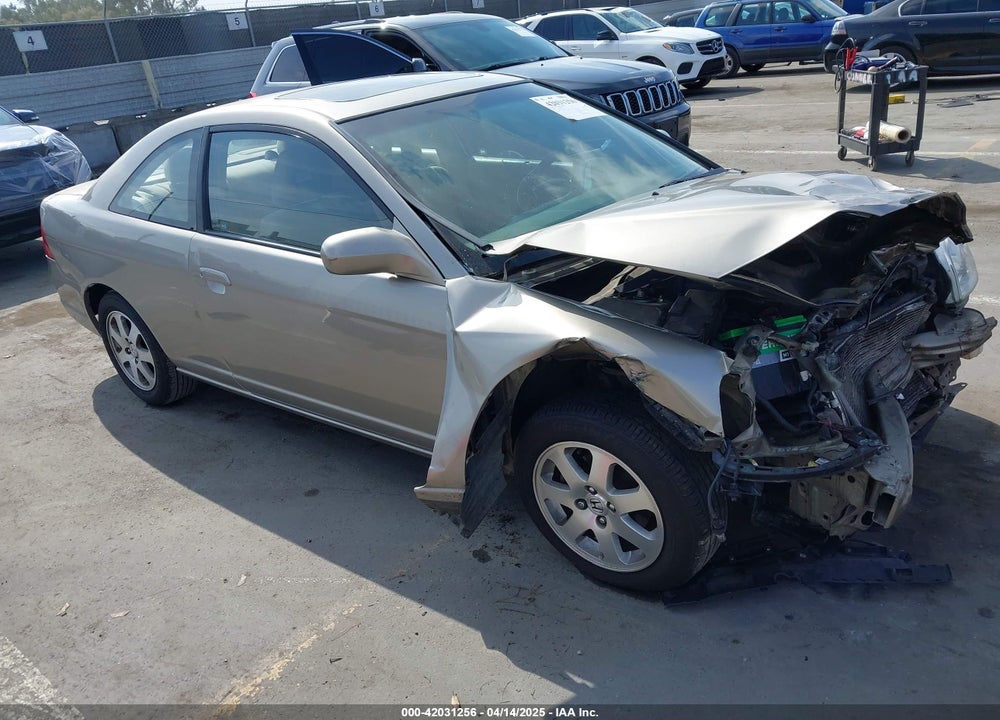 2003 HONDA CIVIC EX VIN: 1HGEM229X3L087217
