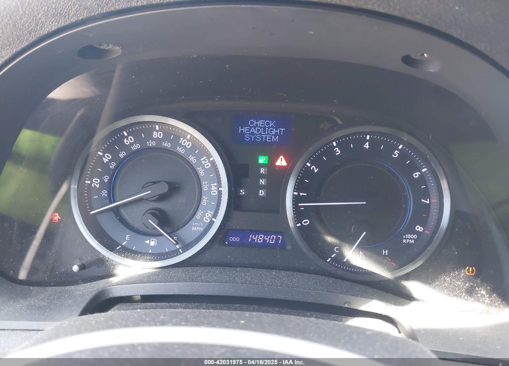 2011 LEXUS IS 250 VIN: JTHCF5C29B5047750