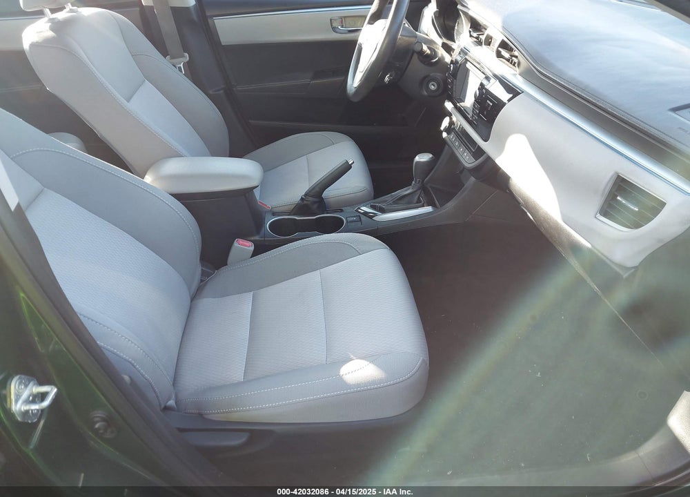 2015 TOYOTA COROLLA VIN: 2T1BURHE8FC308968