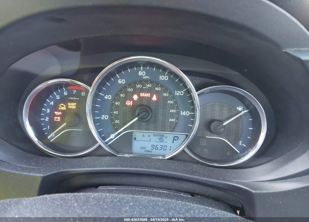 2015 TOYOTA COROLLA VIN: 2T1BURHE8FC308968