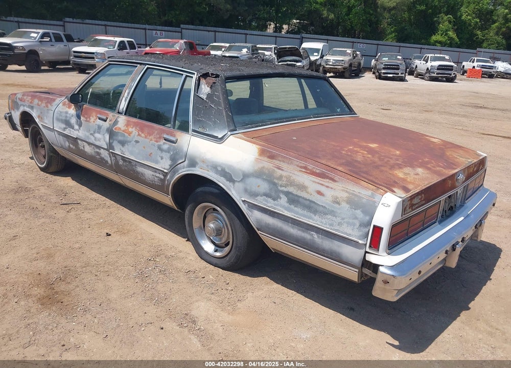 1985 CHEVROLET CAPRICE CLASSIC VIN: 1G1BN69Z6FY185317
