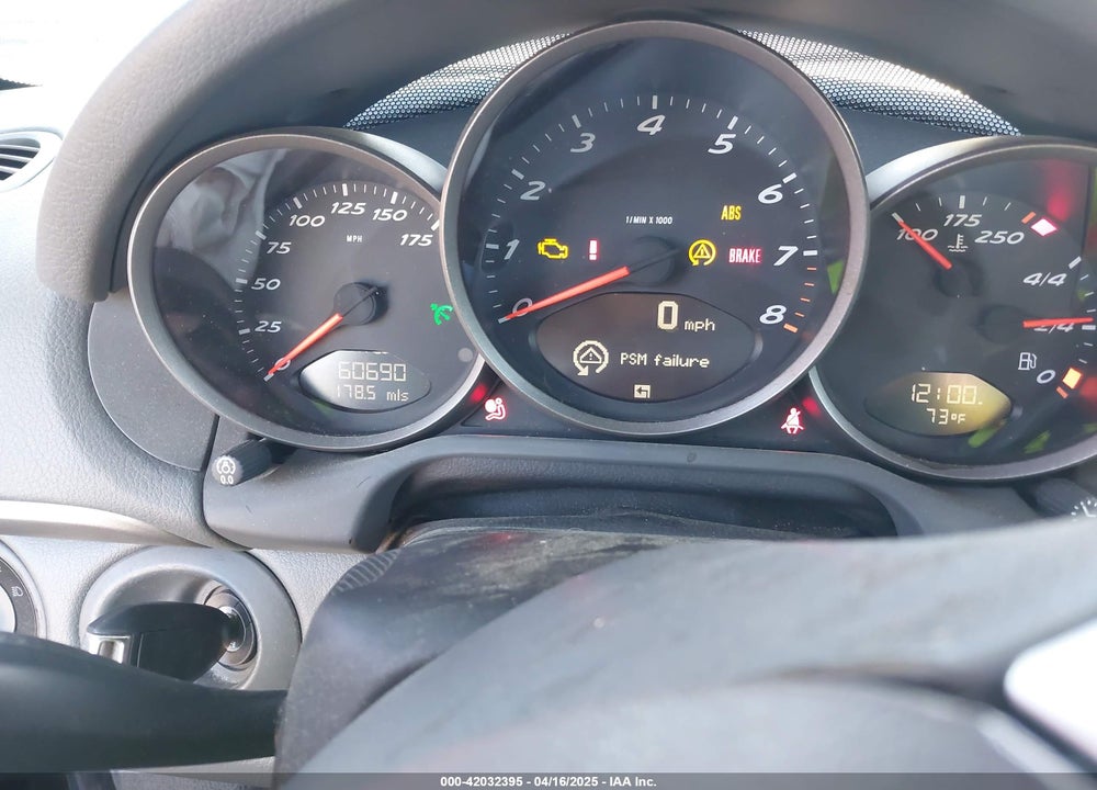 2005 PORSCHE BOXSTER VIN: WP0CA29835U712727