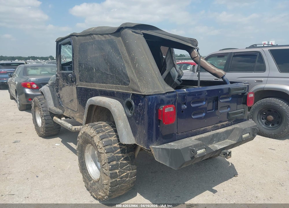 2006 JEEP WRANGLER / TJ UNLIMITED VIN: 1J4FA44S96P788216