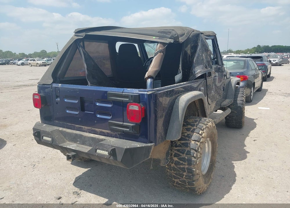 2006 JEEP WRANGLER / TJ UNLIMITED VIN: 1J4FA44S96P788216