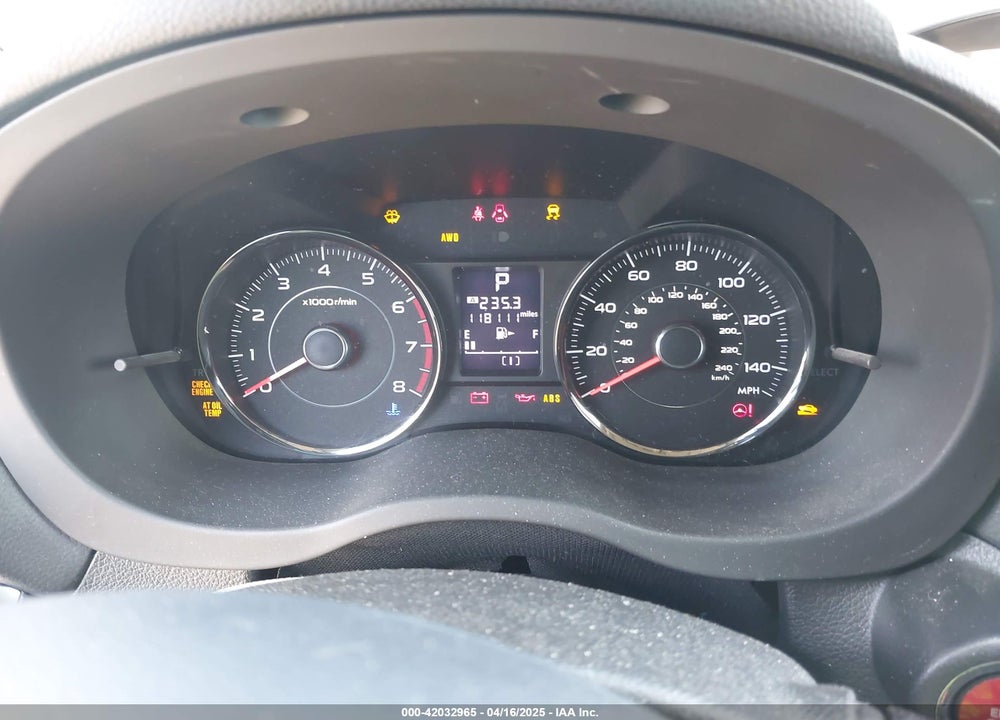 2015 SUBARU FORESTER VIN: JF2SJGUC5FH822632