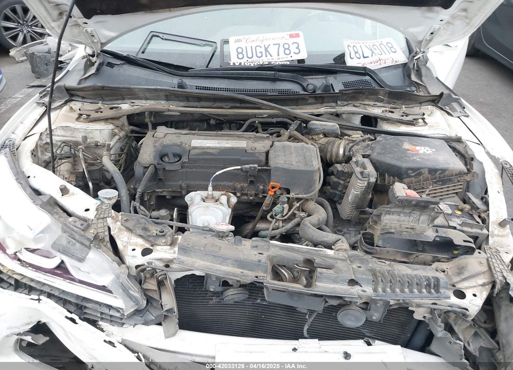 2016 HONDA ACCORD EX-L VIN: 1HGCR2F88GA005268