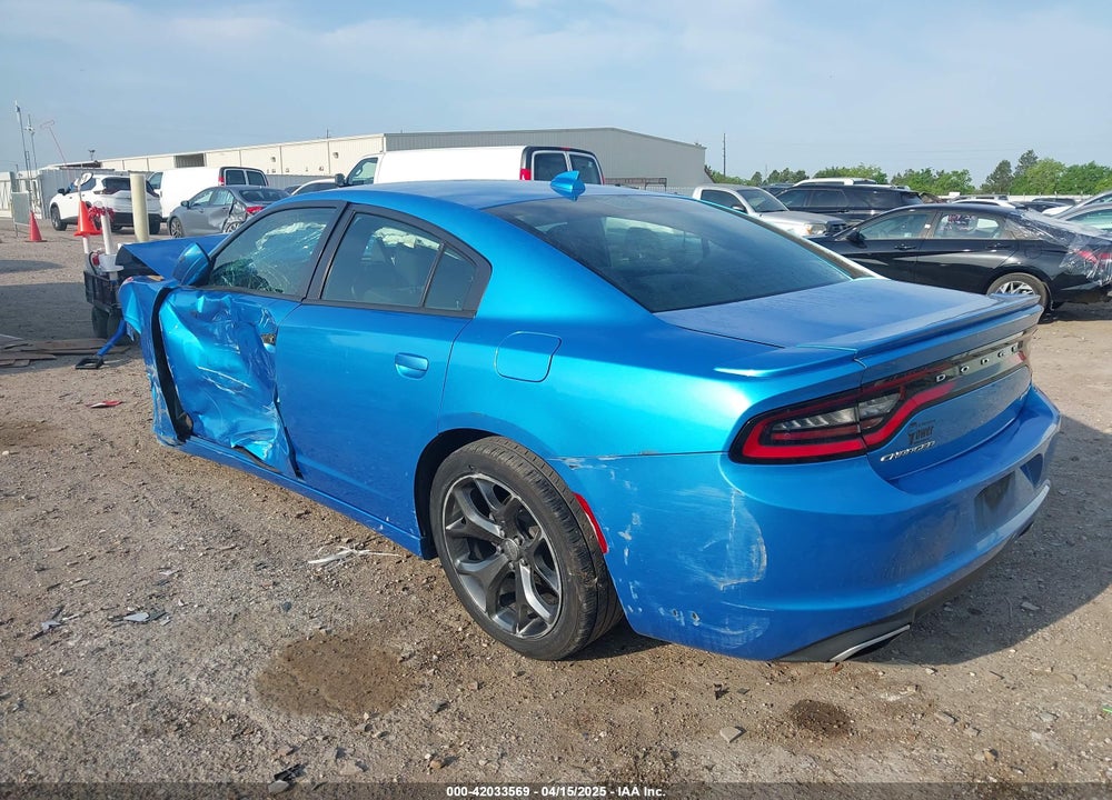 2015 DODGE CHARGER SXT VIN: 2C3CDXHG0FH907089