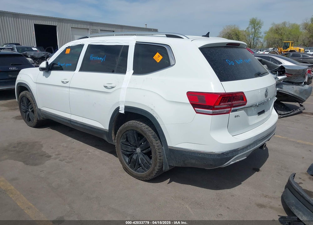 2019 VOLKSWAGEN ATLAS 3.6L V6 SEL PREMIUM VIN: 1V2NR2CA2KC530661