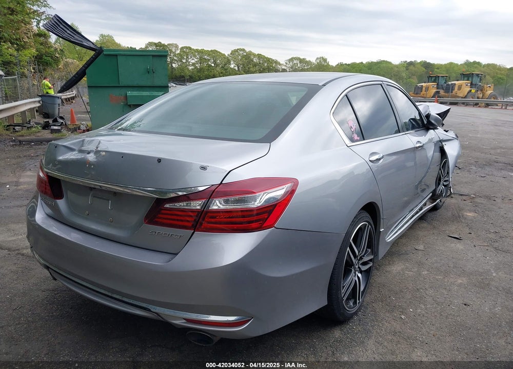 2016 HONDA ACCORD SPORT VIN: 1HGCR2F50GA077748