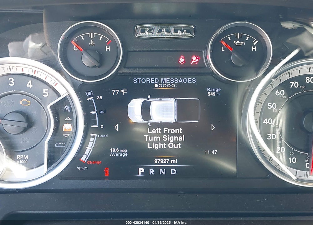 2016 RAM 2500 SLT VIN: 3C6UR5DL0GG191506