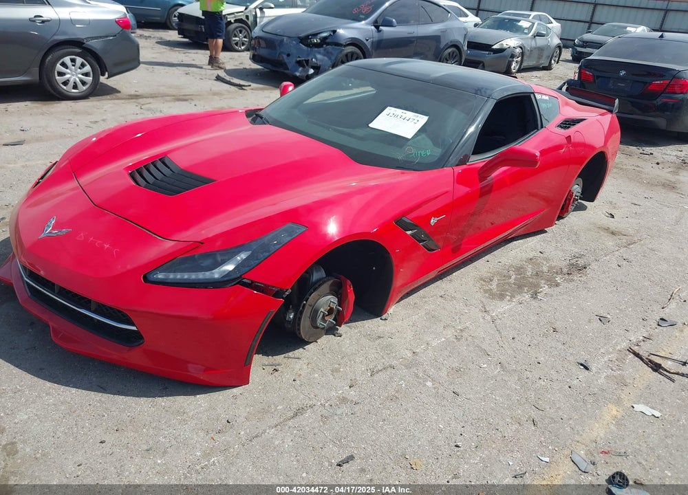 2014 CHEVROLET CORVETTE STINGRAY VIN: 1G1YB2D74E5103280