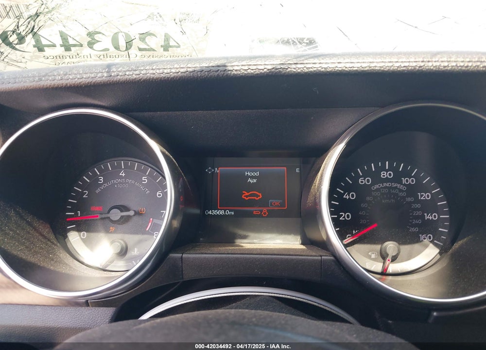 2018 FORD MUSTANG GT VIN: 1FA6P8CF5J5114252