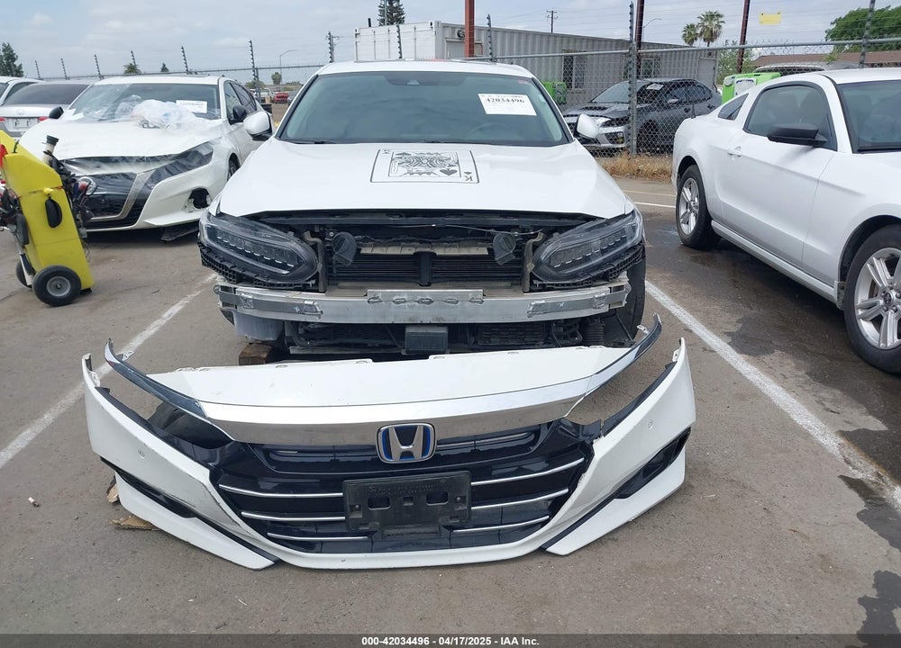 2021 HONDA ACCORD HYBRID EX-L VIN: 1HGCV3F55MA012648