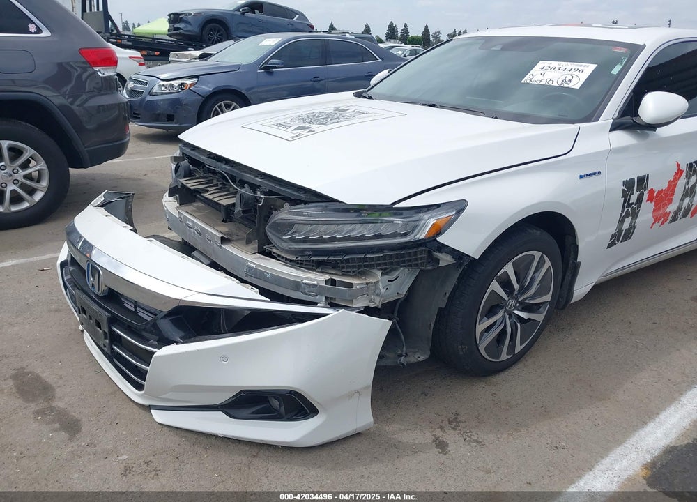 2021 HONDA ACCORD HYBRID EX-L VIN: 1HGCV3F55MA012648