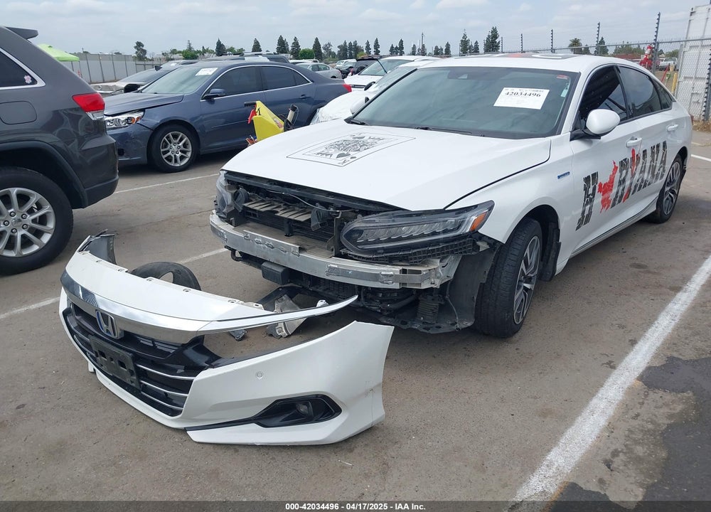 2021 HONDA ACCORD HYBRID EX-L VIN: 1HGCV3F55MA012648