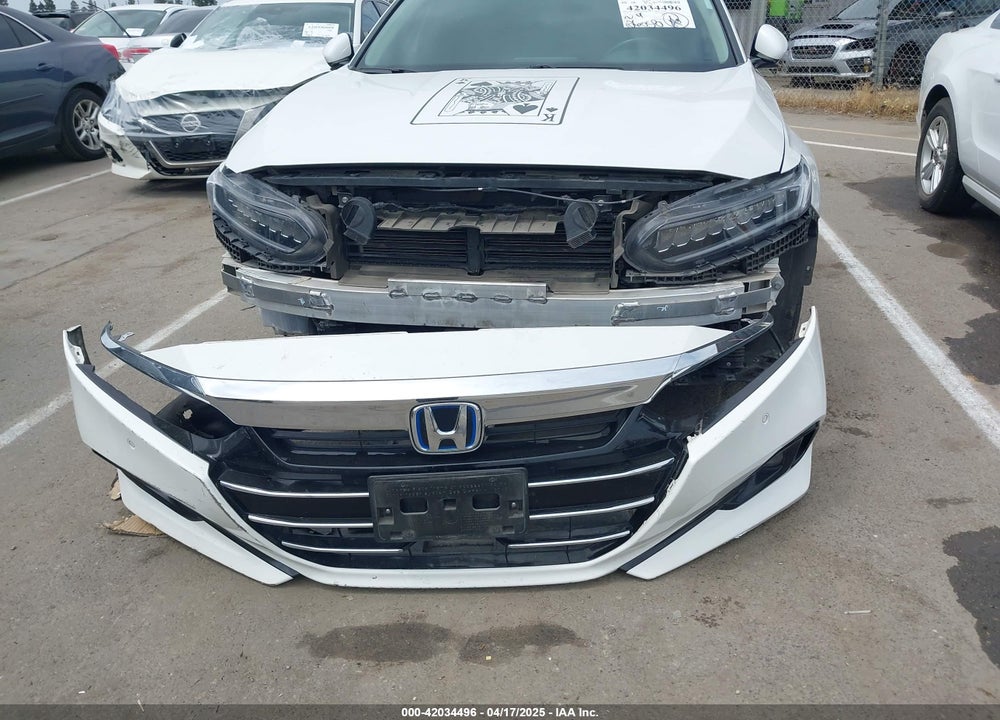 2021 HONDA ACCORD HYBRID EX-L VIN: 1HGCV3F55MA012648
