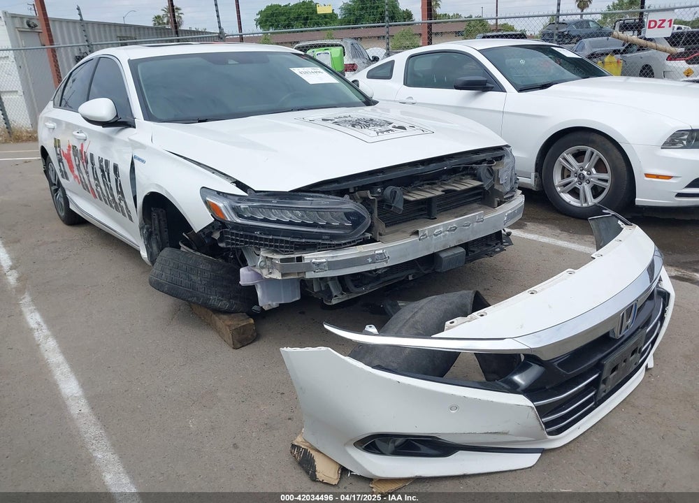 2021 HONDA ACCORD HYBRID EX-L VIN: 1HGCV3F55MA012648