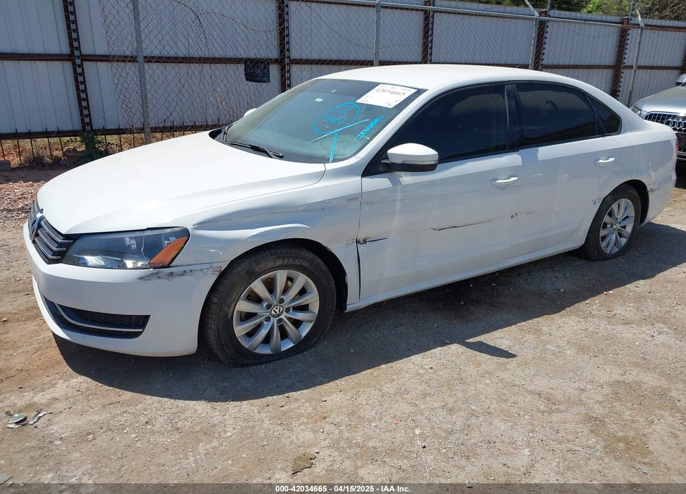 2015 VOLKSWAGEN PASSAT 1.8T WOLFSBURG EDITION VIN: 1VWAT7A33FC047606
