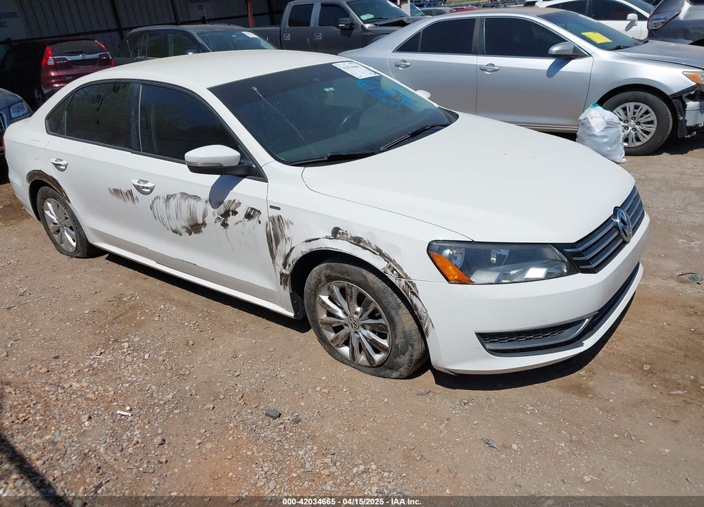 2015 VOLKSWAGEN PASSAT 1.8T WOLFSBURG EDITION VIN: 1VWAT7A33FC047606