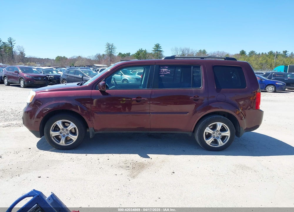 2014 HONDA PILOT EX-L VIN: 5FNYF4H51EB014877