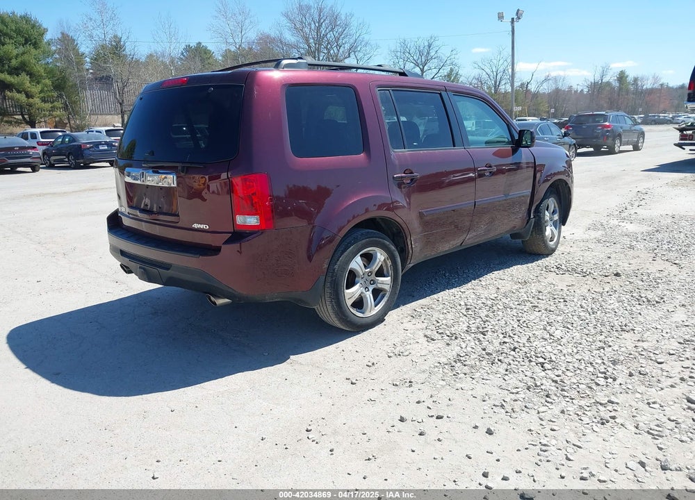 2014 HONDA PILOT EX-L VIN: 5FNYF4H51EB014877