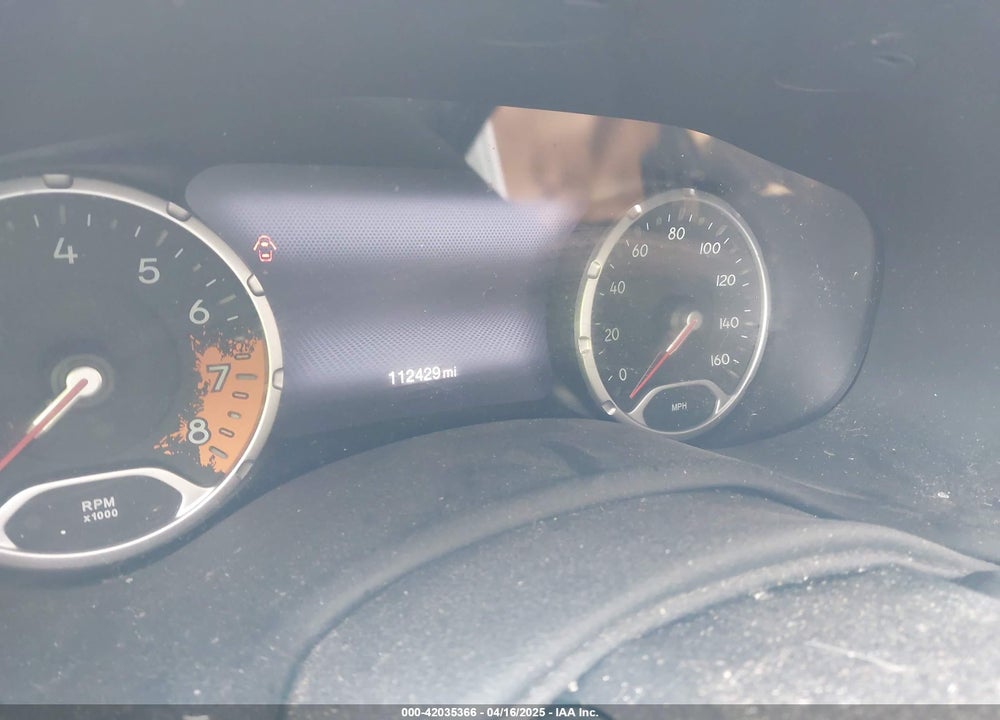 2016 JEEP RENEGADE VIN: ZACCJBCT4GPD12242