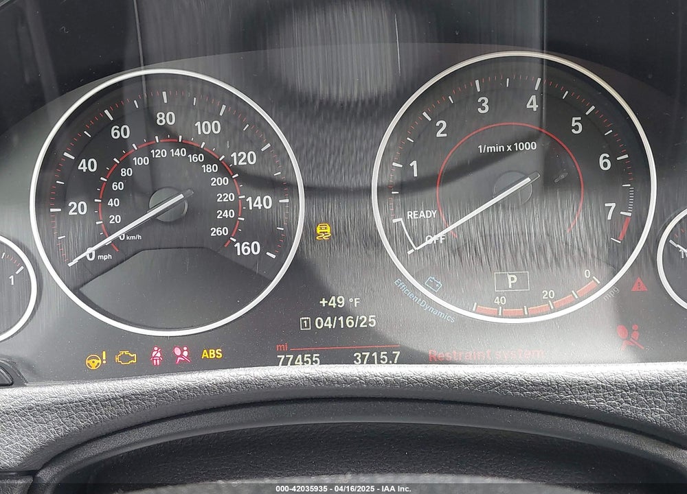 2015 BMW 328I XDRIVE VIN: WBA3B5G54FNS12740