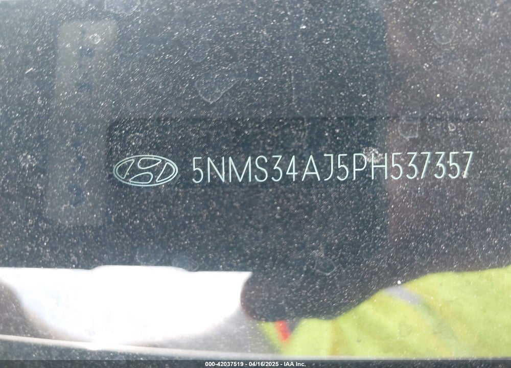 2023 HYUNDAI SANTA FE VIN: 5NMS34AJ5PH537357
