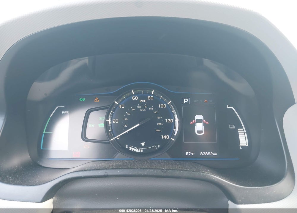 2019 HYUNDAI IONIQ HYBRID BLUE VIN: KMHC65LC3KU119098