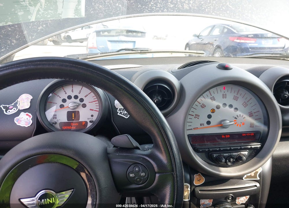 2012 MINI COOPER S COUNTRYMAN VIN: WMWZC5C57CWL59931