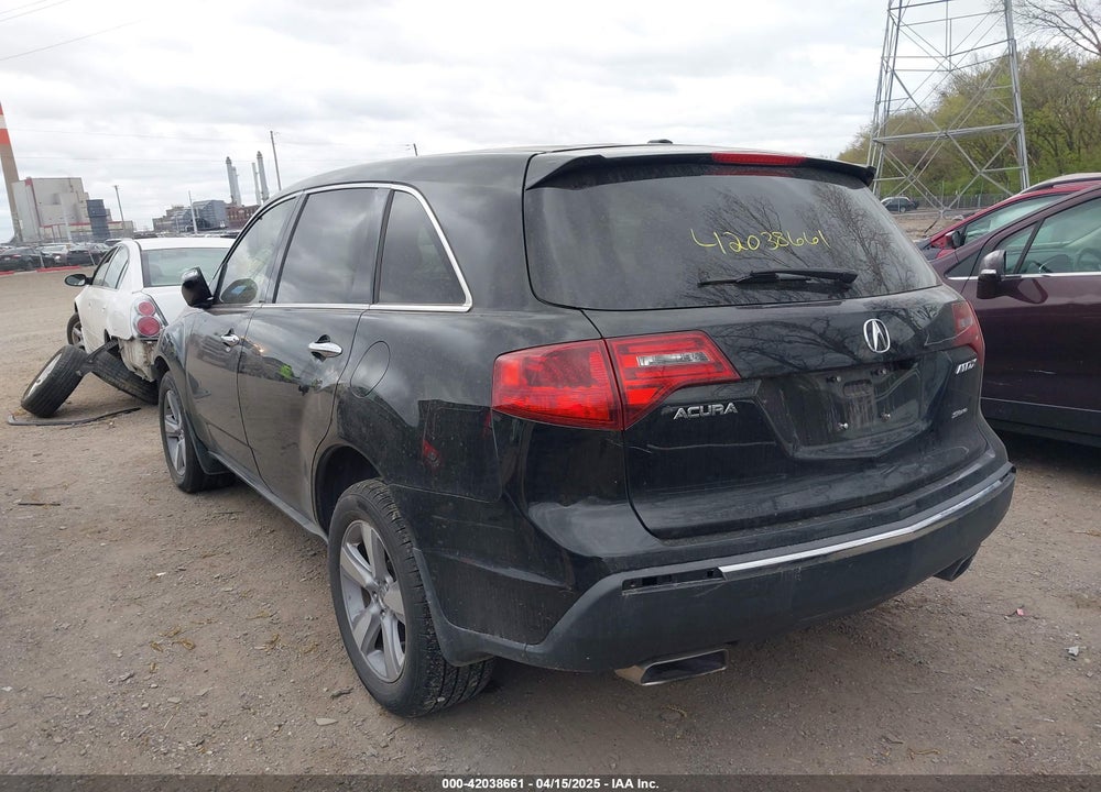 2012 ACURA MDX TECHNOLOGY PACKAGE VIN: 2HNYD2H33CH527655
