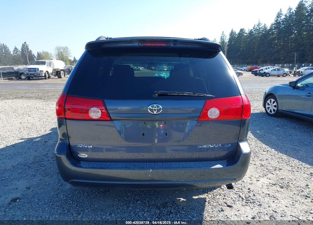 2008 TOYOTA SIENNA LE VIN: 5TDZK23C78S116484