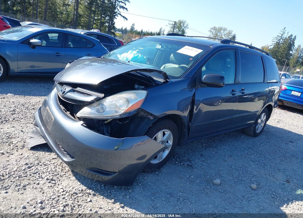 2008 TOYOTA SIENNA LE VIN: 5TDZK23C78S116484