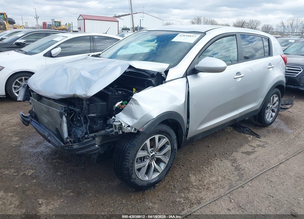 2016 KIA SPORTAGE LX VIN: KNDPB3AC8G7871636