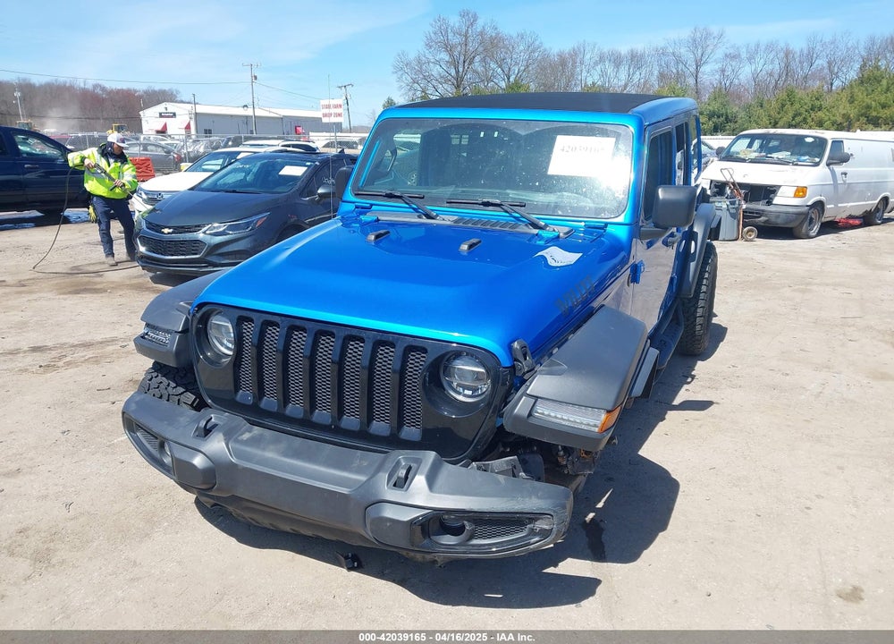 2022 JEEP WRANGLER UNLIMITED VIN: 1C4HJXDN5NW269680