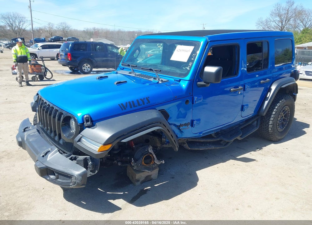 2022 JEEP WRANGLER UNLIMITED VIN: 1C4HJXDN5NW269680