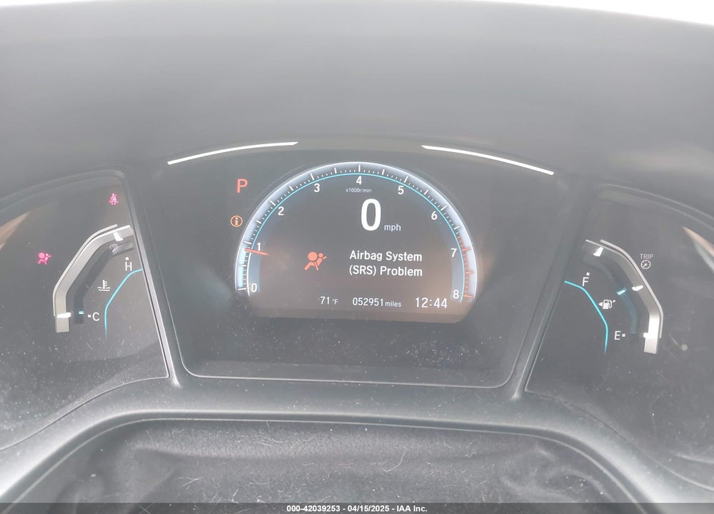 2020 HONDA CIVIC VIN: 2HGFC2F67LH537703