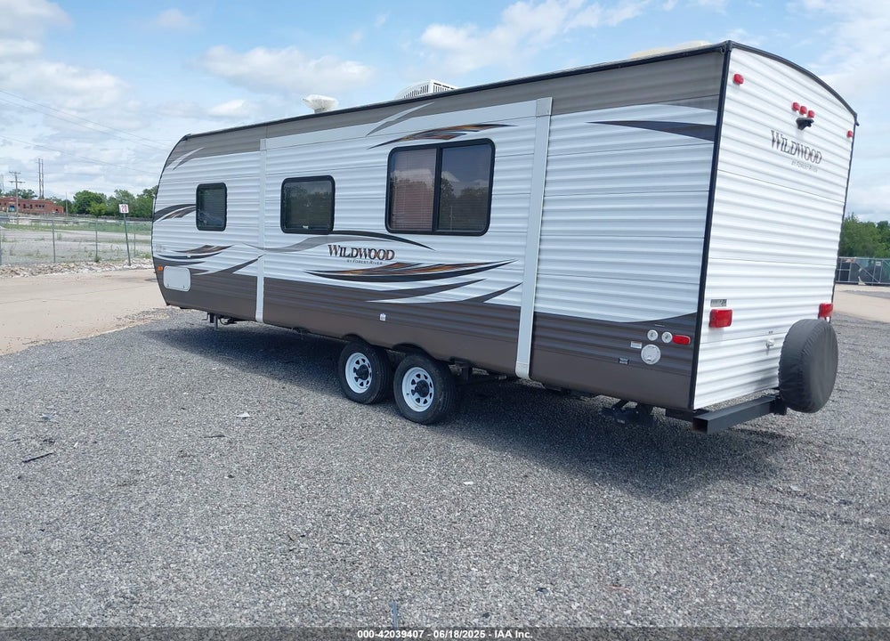 2017 FOREST RIVER WILDWOOD  26TBSS TRAVEL TRAILER VIN: 4X4TWDB20HA262067