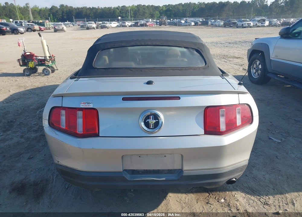 2010 FORD MUSTANG V6/V6 PREMIUM VIN: 1ZVBP8EN3A5109805