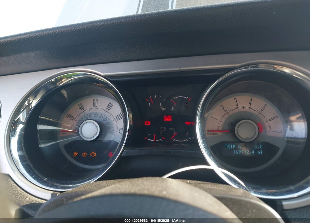 2010 FORD MUSTANG V6/V6 PREMIUM VIN: 1ZVBP8EN3A5109805