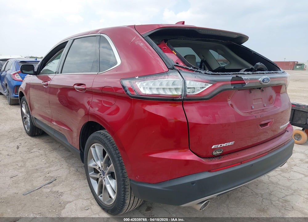 2016 FORD EDGE TITANIUM VIN: 2FMPK3K82GBC34268