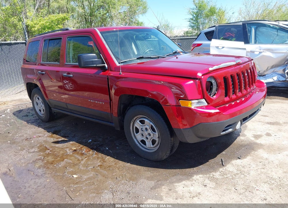 2016 JEEP PATRIOT SPORT VIN: 1C4NJPBA1GD749488