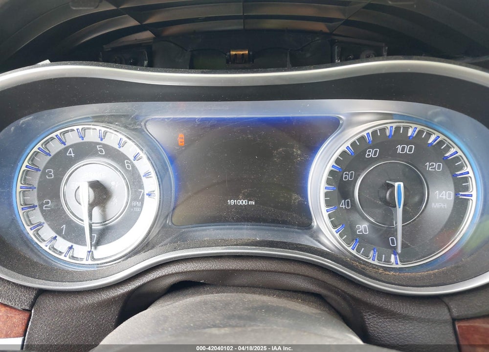 2011 CHRYSLER 300C VIN: 2C3CA6CTXBH516727