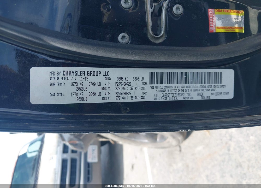 2014 RAM 1500 EXPRESS VIN: 1C6RR6FT2ES190372