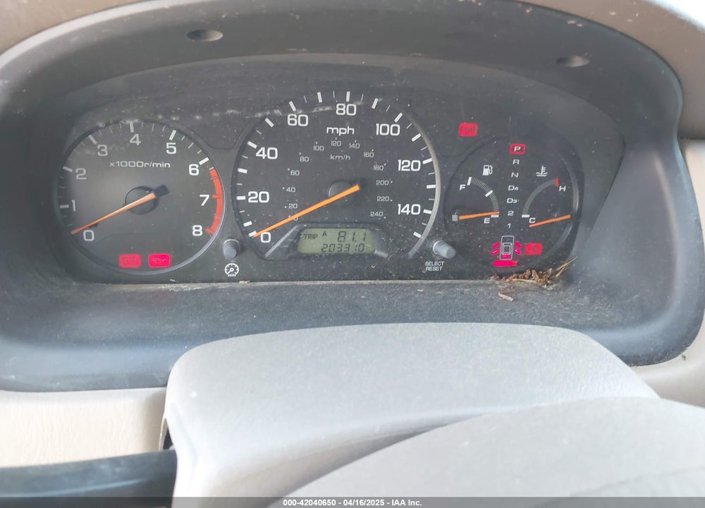 2002 HONDA ACCORD 2.3 LX VIN: 3HGCG56412G702456